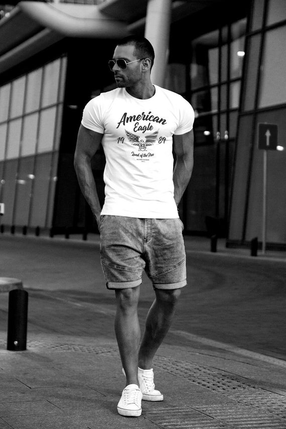 White Mens T-shirt 