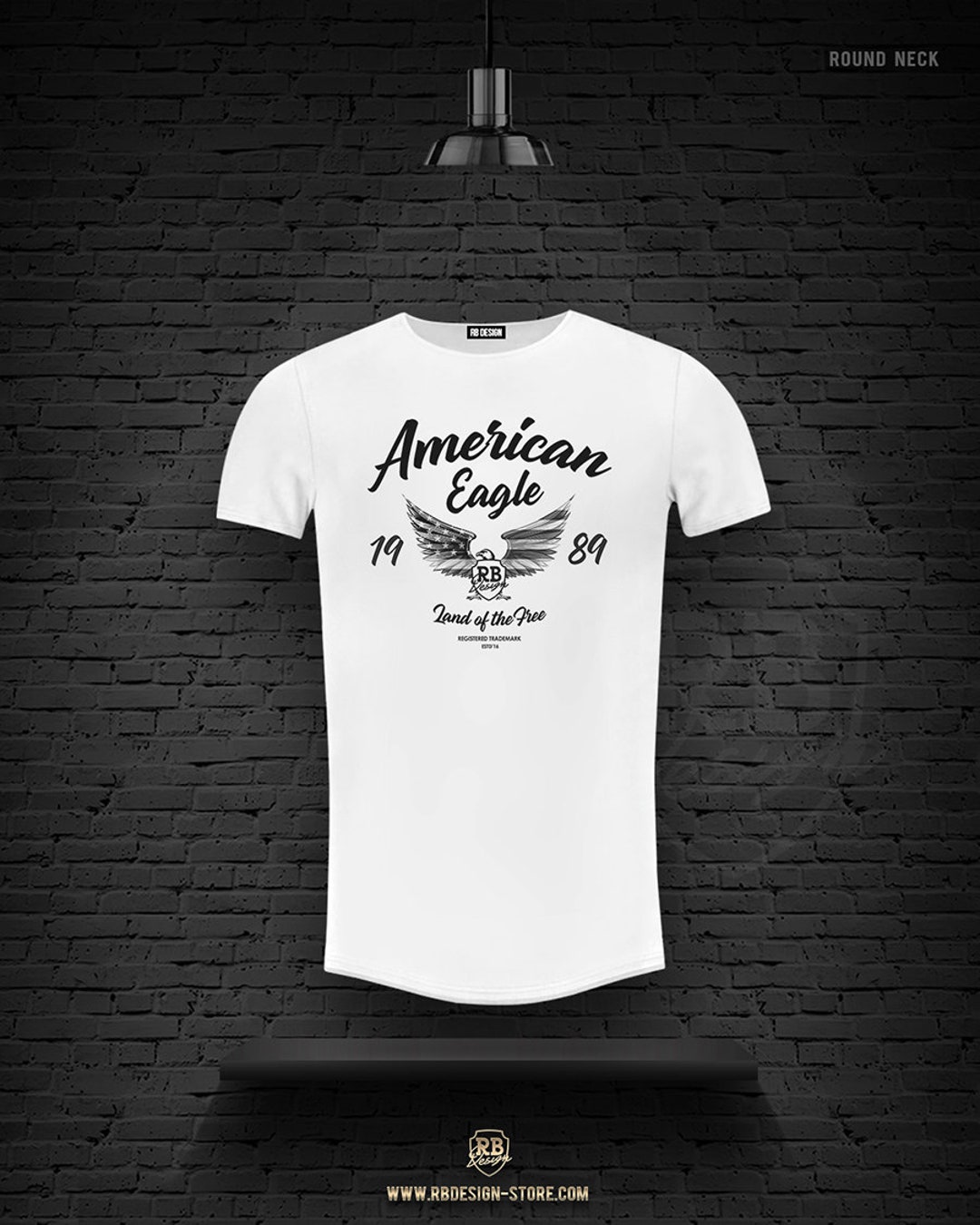 White Mens T-shirt 