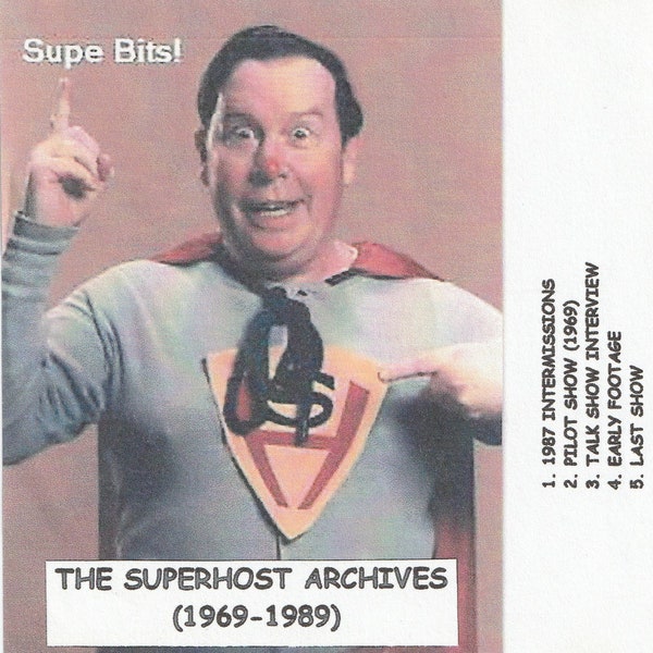 Super-Host Superhost Cleveland Ohio Kiddie Show Host DVD