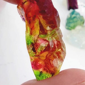Andara crystal rainbow red green Consciousness Dragon Inner Earth Knowledge image 7