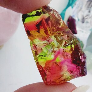 Andara crystal rainbow red green Consciousness Dragon Inner Earth Knowledge image 6