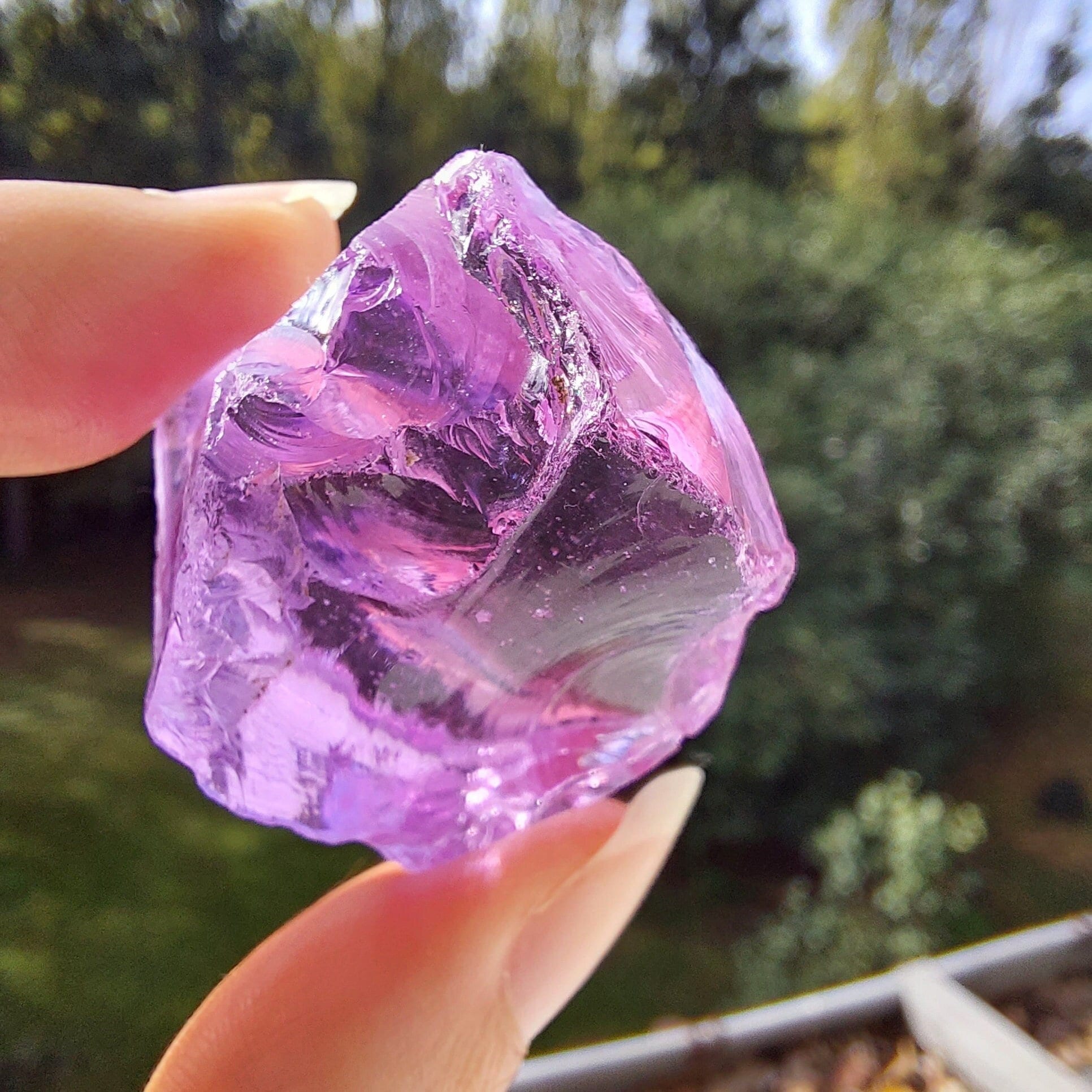 アンダラ クリスタル パープル ライラック 7d - Etsy 日本