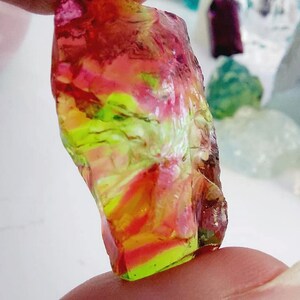 Andara crystal rainbow red green Consciousness Dragon Inner Earth Knowledge image 4