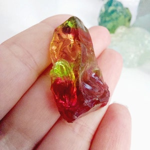 Andara crystal rainbow red green Consciousness Dragon Inner Earth Knowledge image 8