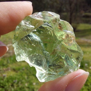 Transparent Green Andara Crystal Gaia Intra-earth Spirit of Nature