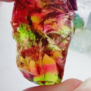Andara crystal rainbow red green Consciousness Dragon Inner Earth Knowledge image 5