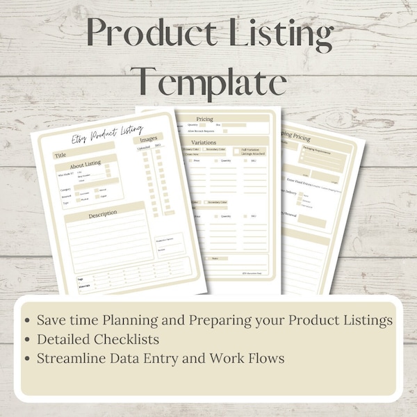 Product Listing Template Etsy Product Listing Template Etsy
