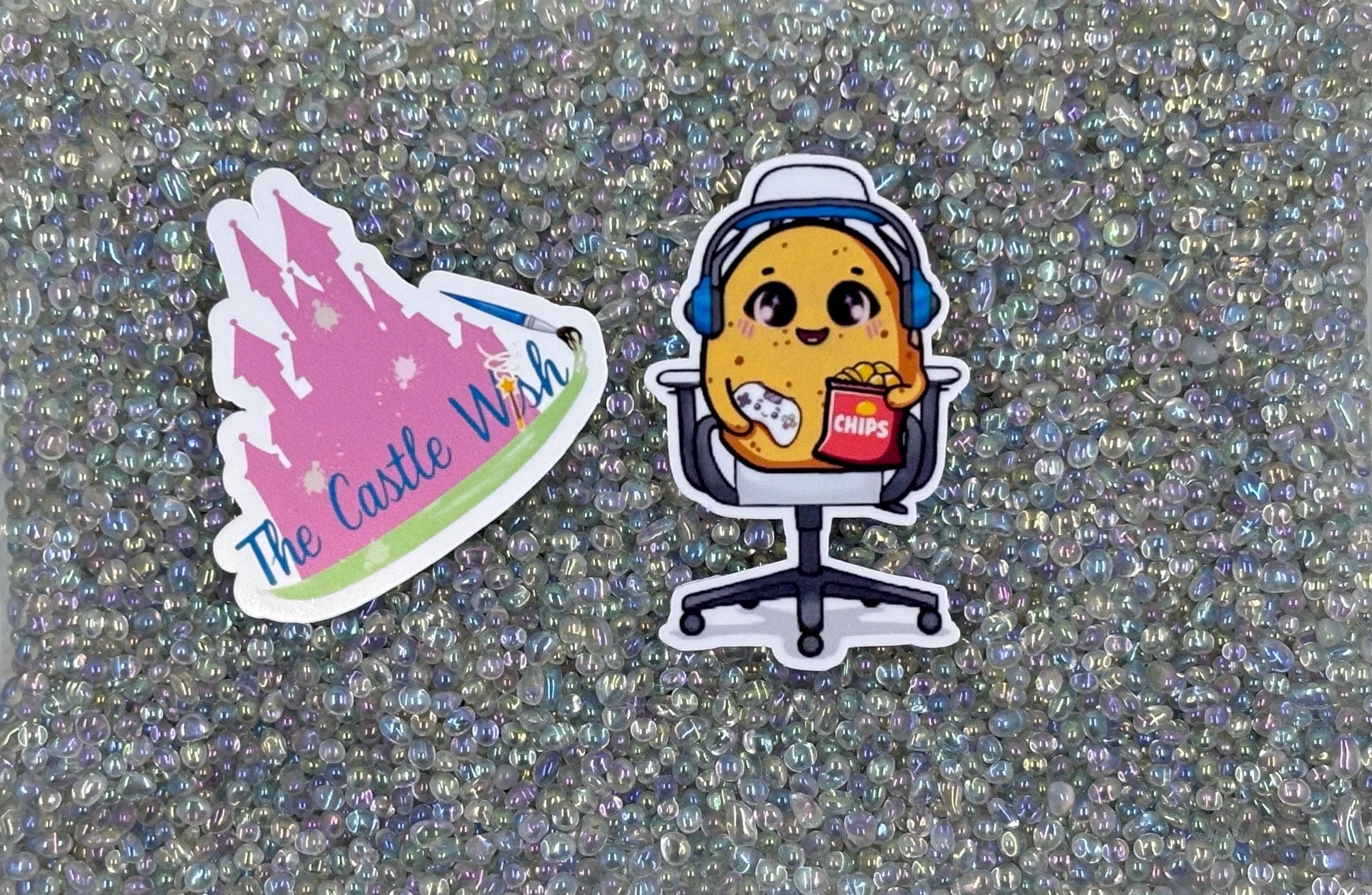 Potato Gamer Sticker - Funny Vinyl Decal for Gamers, Couch Potato Meme ...