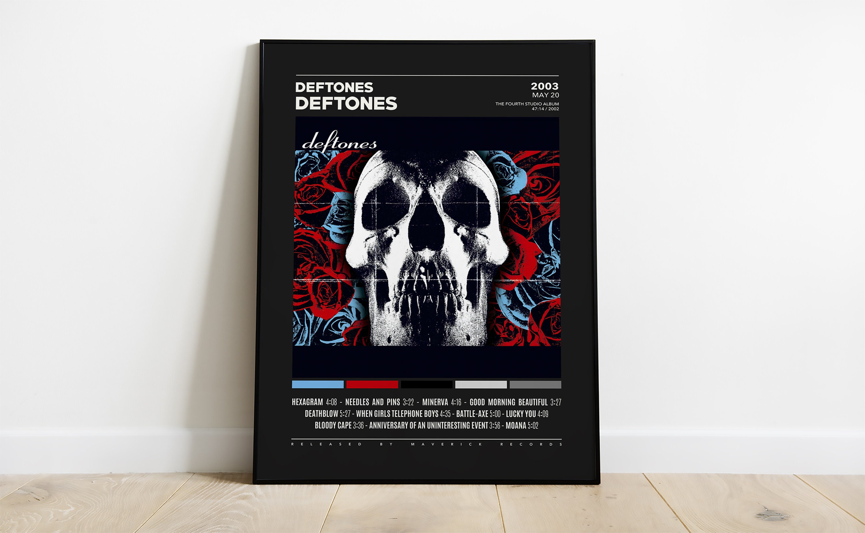 Deftones Posters Deftones Poster  Album Cover Poster Print Wall Art  Custom Poster  Home Decor  Around the Fur  White Pony Deftones