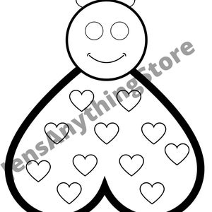 Valentine's Day Printables Worksheets Valentine's | Etsy