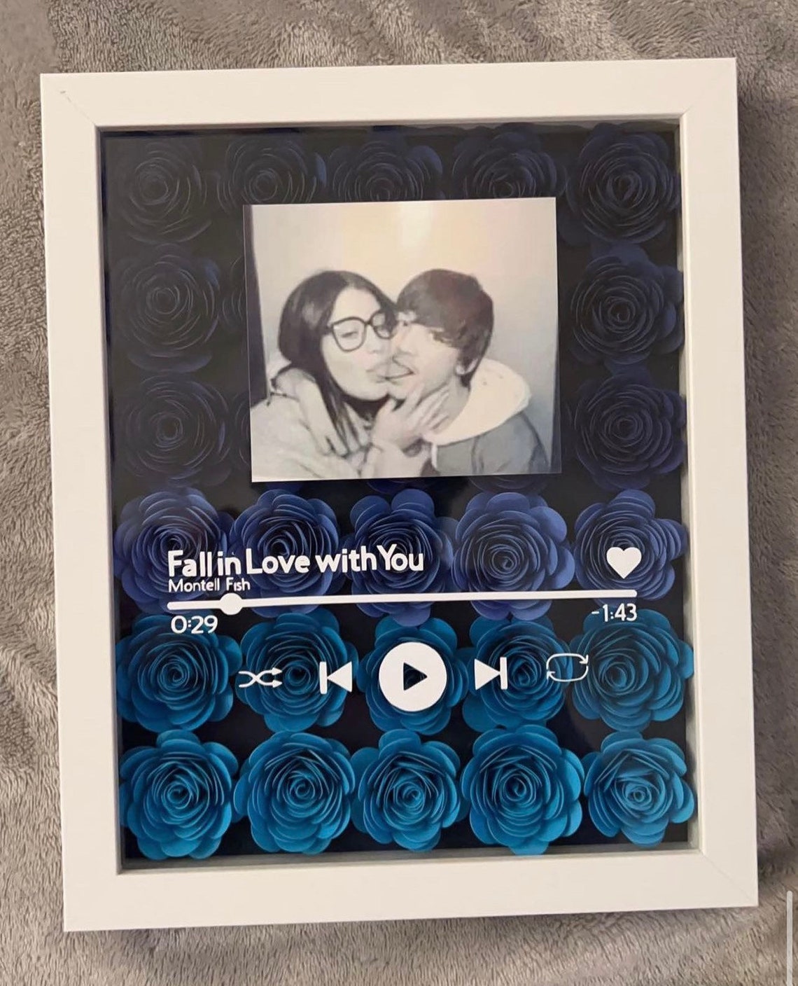 Flower Music Shadow Box - Etsy
