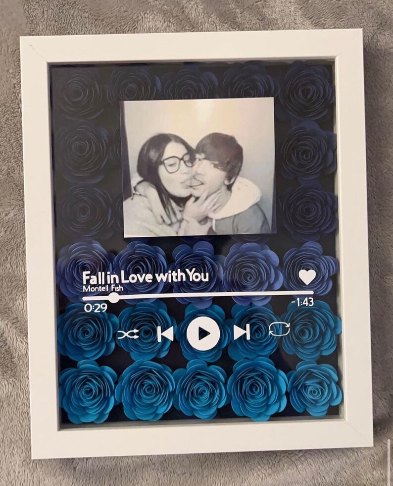 Flower Music Shadow Box - Etsy