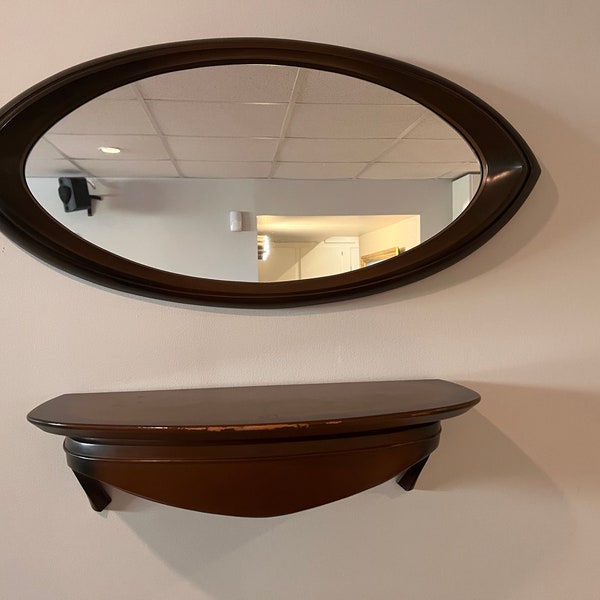Mirror With Shelf Etsy