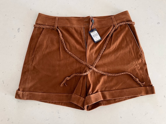 Polo Ralph Lauren Suede Shorts - RL Goat Suede Br… - image 1