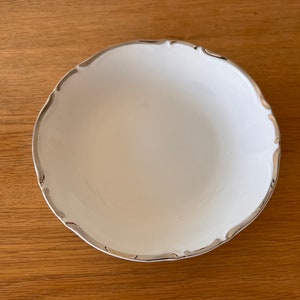 Harmony House - Sterling Pattern - Coupe Soup Bowl - Fine China - Made in Japan - Platinum Trim