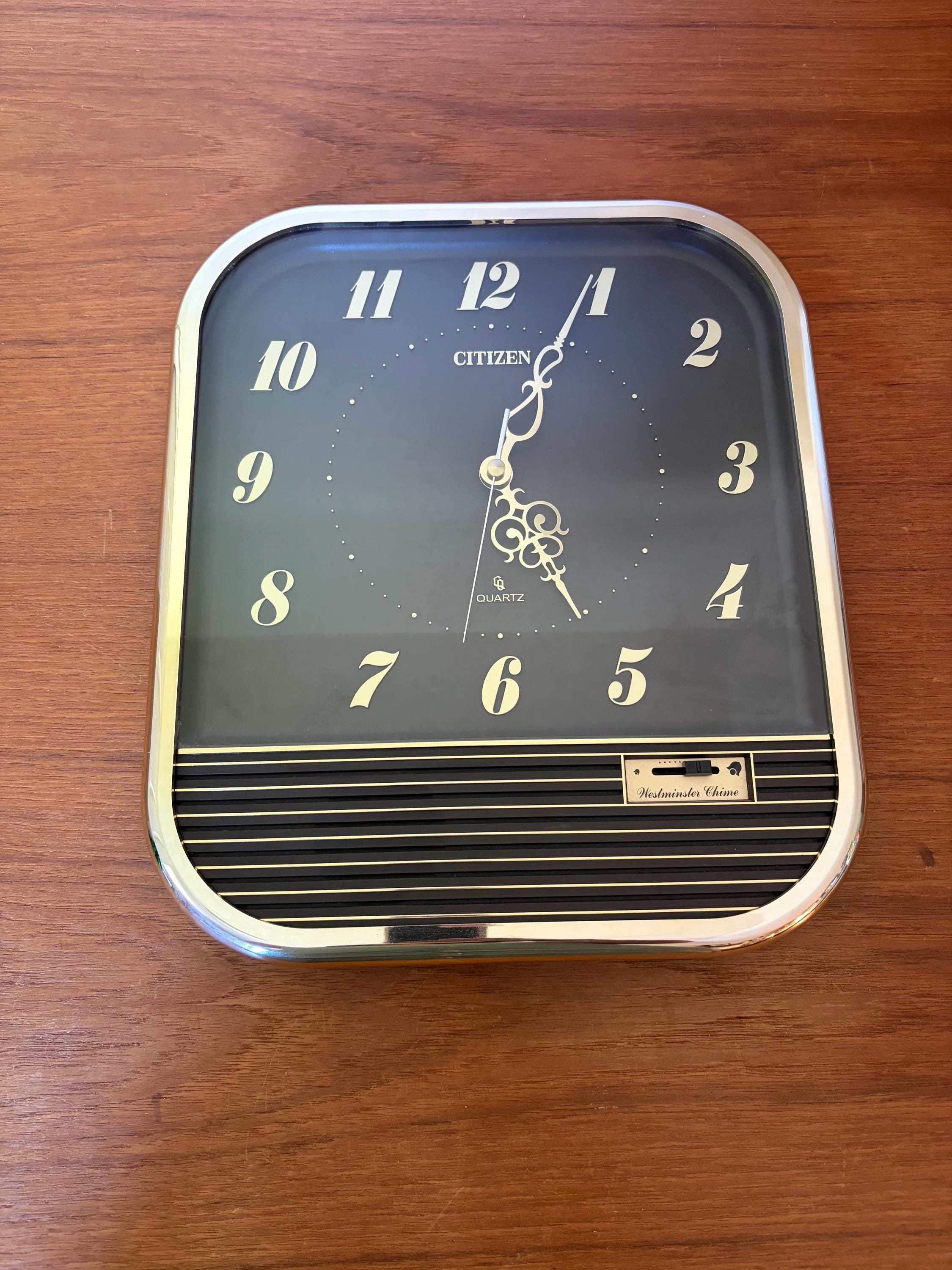 Vintage Citizen Wall Clock - Etsy
