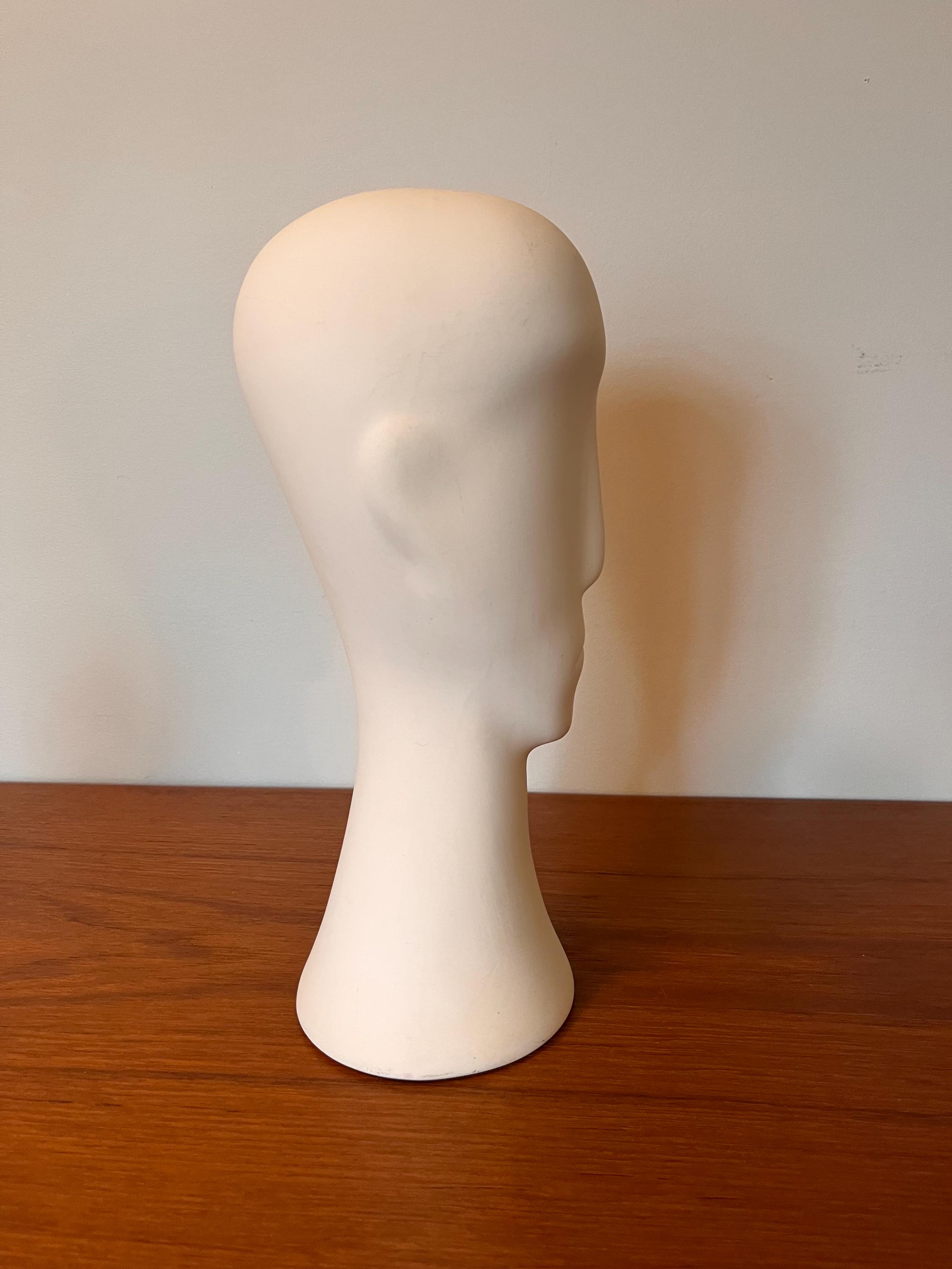 Nagon IKEA Mannequin Head Sculpture Bisque/biscuit Finish