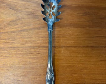 Łyżka do makaronu Sheffields Kings Pattern Silverplate 11"