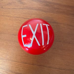 Red Globe Exit - Etsy