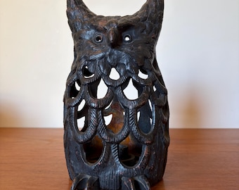 Gietijzeren uillantaarn - kaarslantaarn - rustiek buitendecor