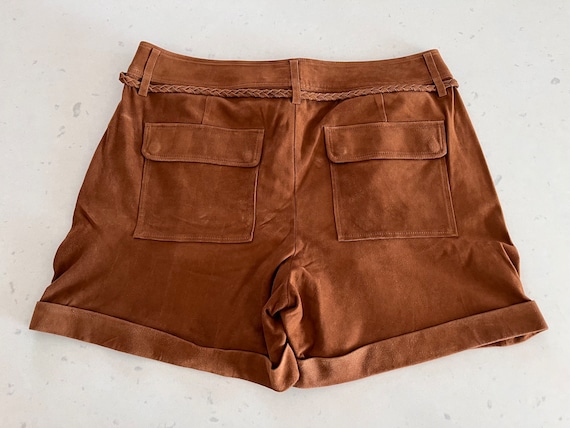 Polo Ralph Lauren Suede Shorts - RL Goat Suede Br… - image 2