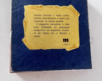 Italian Gold Leaf Wall Art - Chromolithograph - Foglia Oro