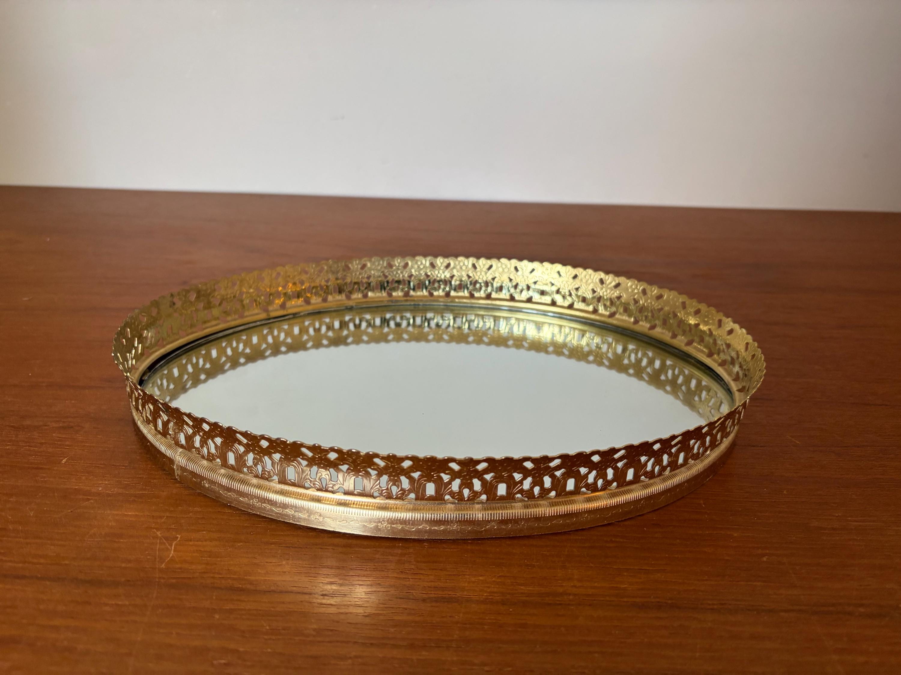 Vintage Mirror Tray - Etsy Canada