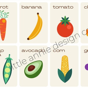 Food Flashcards Digital File