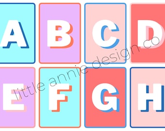 Alphabet Flashcards Digital File