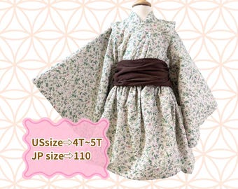 Kimono for kids.  Yukata 子ども 着物 浴衣 / Made in the U.S. by Japanese sewing crafter.  / Japan kimono kids