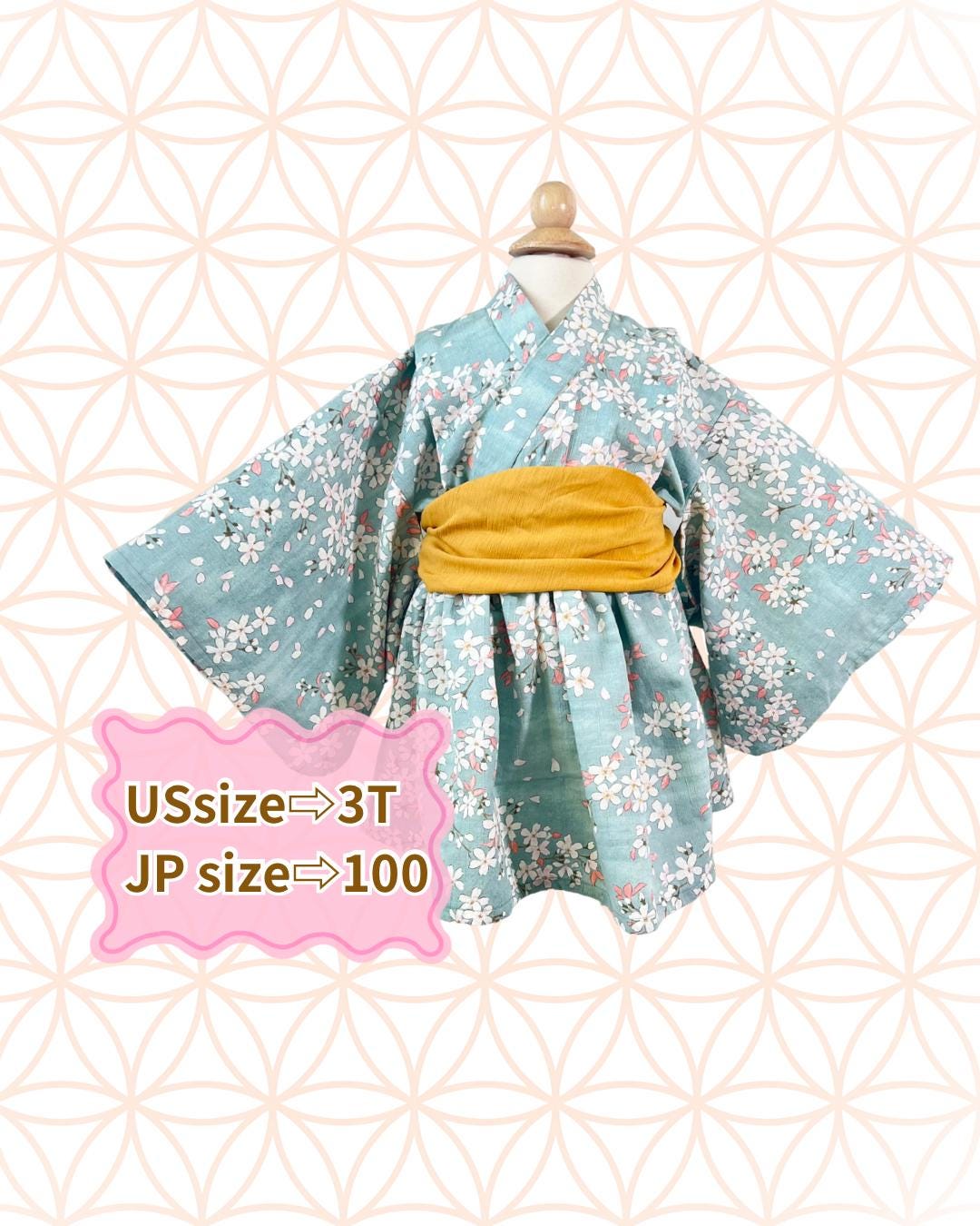 着物・浴衣 kinuko10310826 Kimono for Kids. Yukata 子ども 着物 浴衣 / Made in the U.S. by