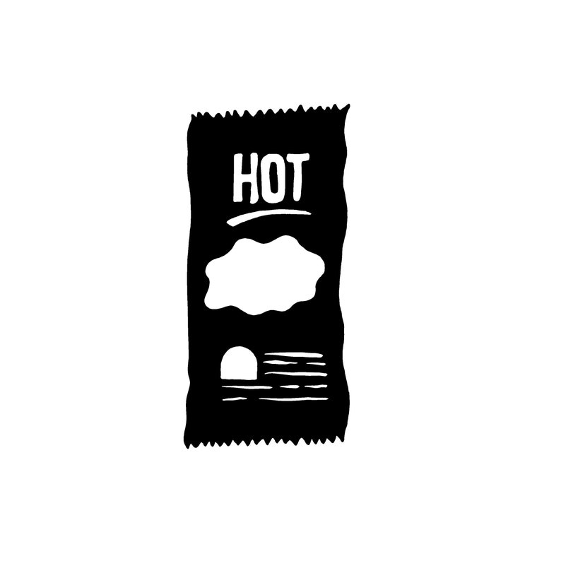 Taco Bell Sauce Packet hot Fire Mild Logo Vinyl Decal Etsy