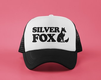 Silver Fox Custom Trucker Hat