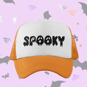 Spooky Custom Trucker Hat | Halloween Baseball Cap