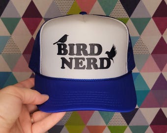 Bird Nerd Custom Trucker Hat | Funny Birding Baseball Cap | Bird Lover / Ornithologist Gift