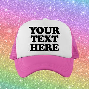 Custom Trucker Hat | Funny Personalized Hat for Any Occasion | Birthdays, Vacations, Cruises, Bach/Bachelorette, Game Day