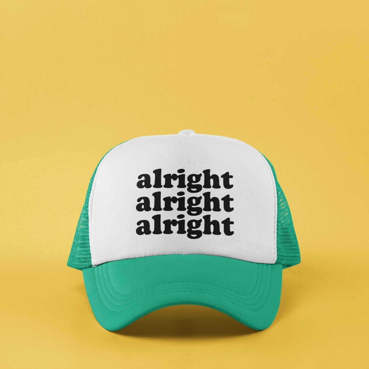 Alright Alright Alright Wooderson Cap | Dazed and Confused Baseball Hat | Black Matthew McConaughey isn main image 3