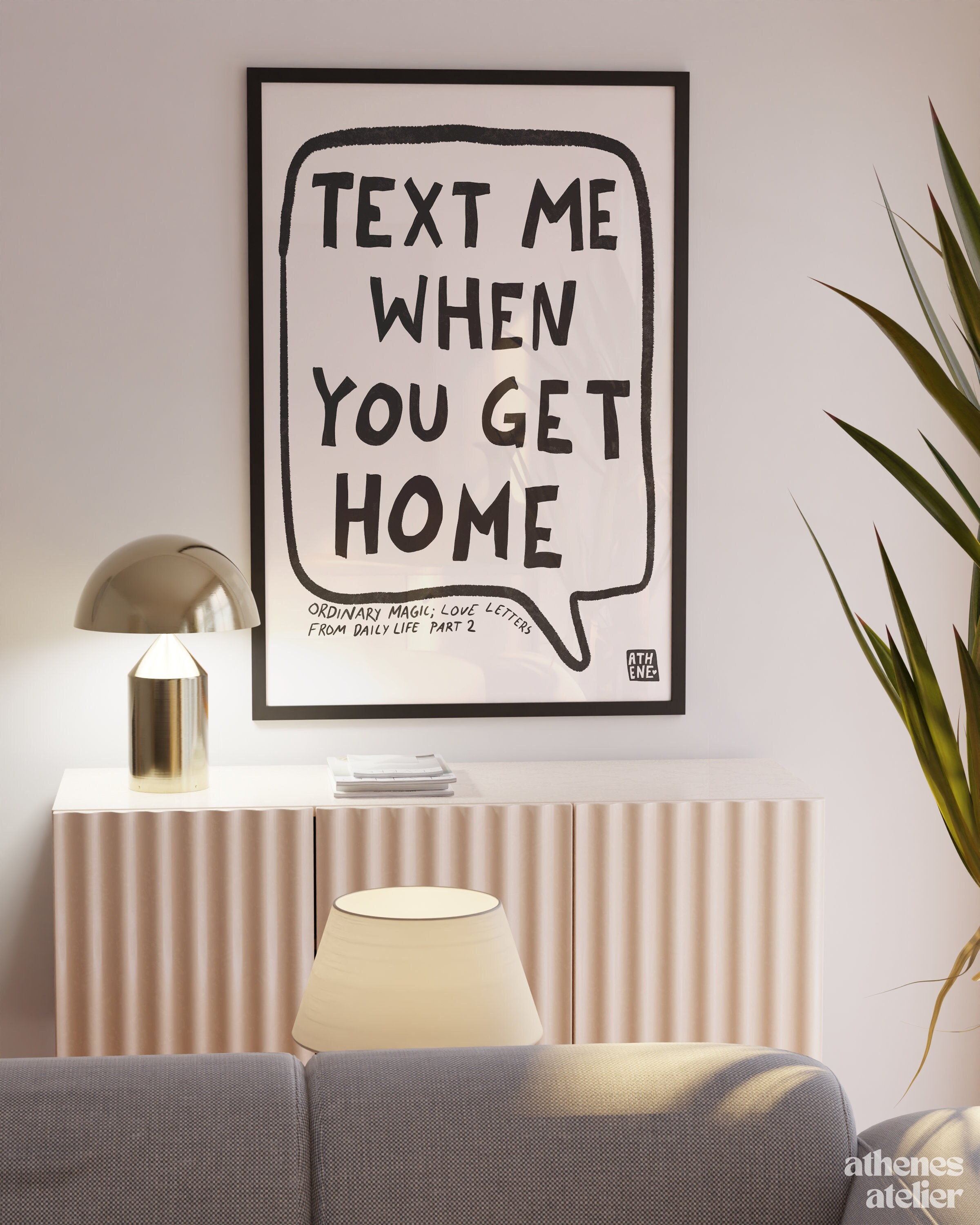 Text Wall Poster - Etsy