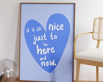 Decorazioni pastello danesi, Decorazioni estetiche per appartamenti, Arte murale azzurra, Decorazioni dopamine, Decorazioni per stanze indie, Moderno di metà secolo, Arte murale positiva