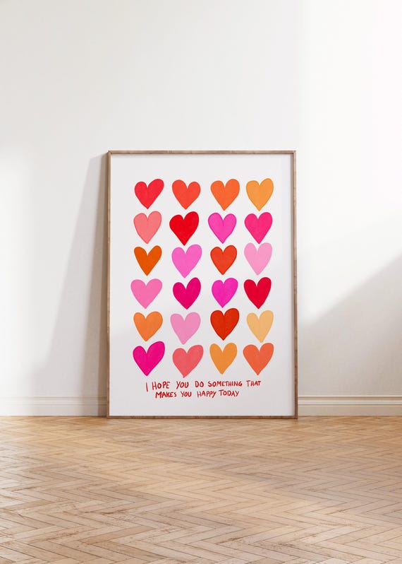 Set 6 Poster Floreali Astratti Rosa - Stampe Su Tela Olio Per Parete - Decorazione Bohémien Per Camera Da Letto, Soggiorno E Dormitorio (20x25 Cm)