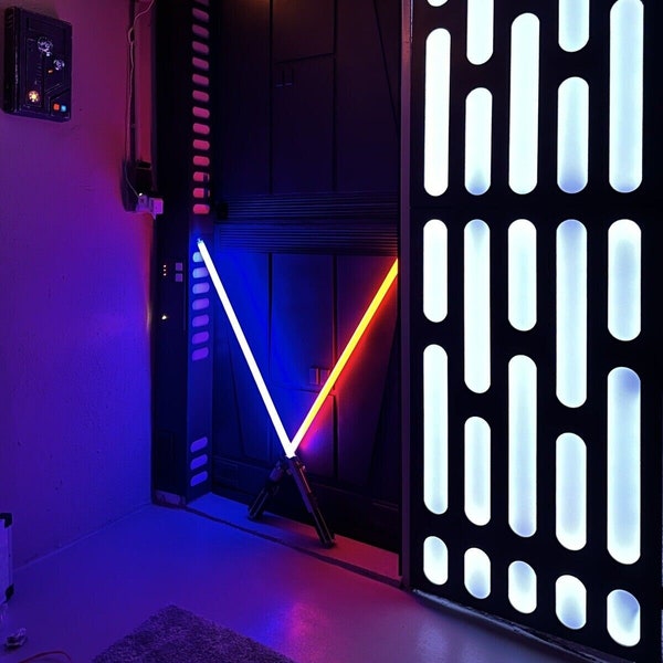 Star Wars Deko Death Star Light Saber Room Wall Panel LED Custom Wall Panel  Poster Imperial Wall Panel Space Wall