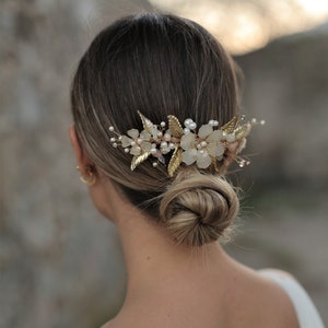 Bridal Comb, Wedding Comb, Bridal Hair Piece,Cleopatra Headpiece, Bridal Tiara, Boho Crown, Wedding Hair Comb, Bridal Accessory, Summer Comb image 3