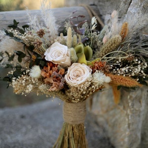 Brautstrauß, Brautaccessoires, Hochzeitsstrauß, Hochzeitsblume, Brautblume, Boho-Brautstrauß, getrockneter Brautstrauß