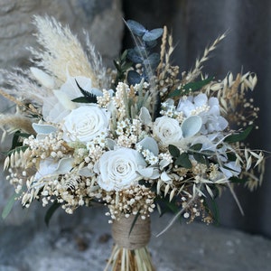 Bridal bouquet, bridal accessories, wedding bouquet, wedding flower, bridal flower, boho bridal bouquet, dried bridal bouquet