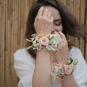 Corsage, Bridal Corsage, Preserved Rose Corsage, Salmon Corsage,  Bridesmaid Corsage, Boho Corsage, Corsages, Party Corsage, Fall Corsage
