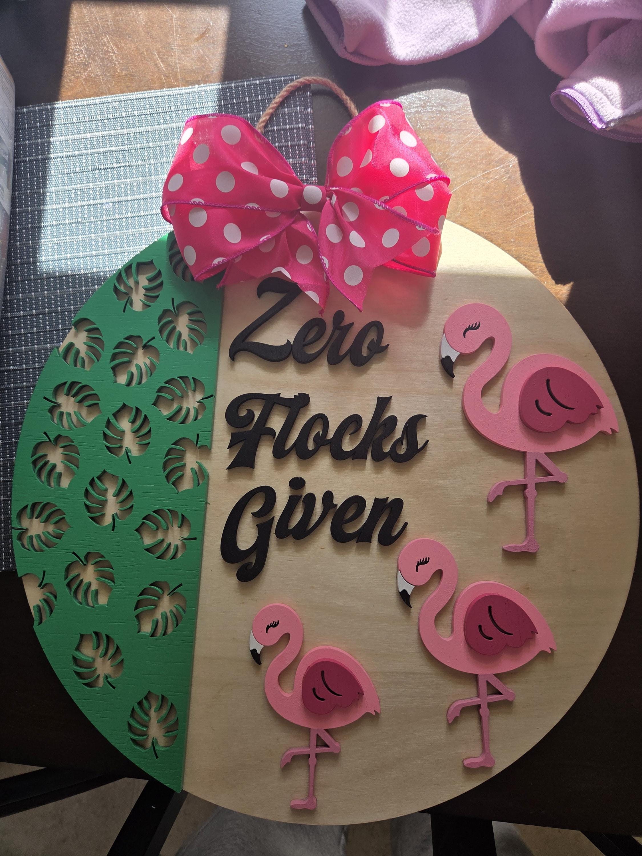 Flamingo Door Hanger SVG File: Laser Cut Design (digital Download) - Etsy