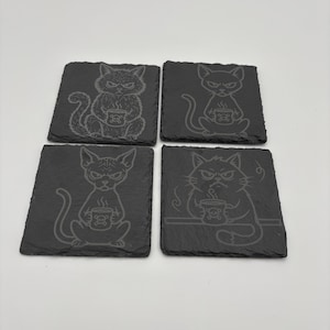 Grumpy Cat Coaster SVG, Laser Cut Files (Digital Download)