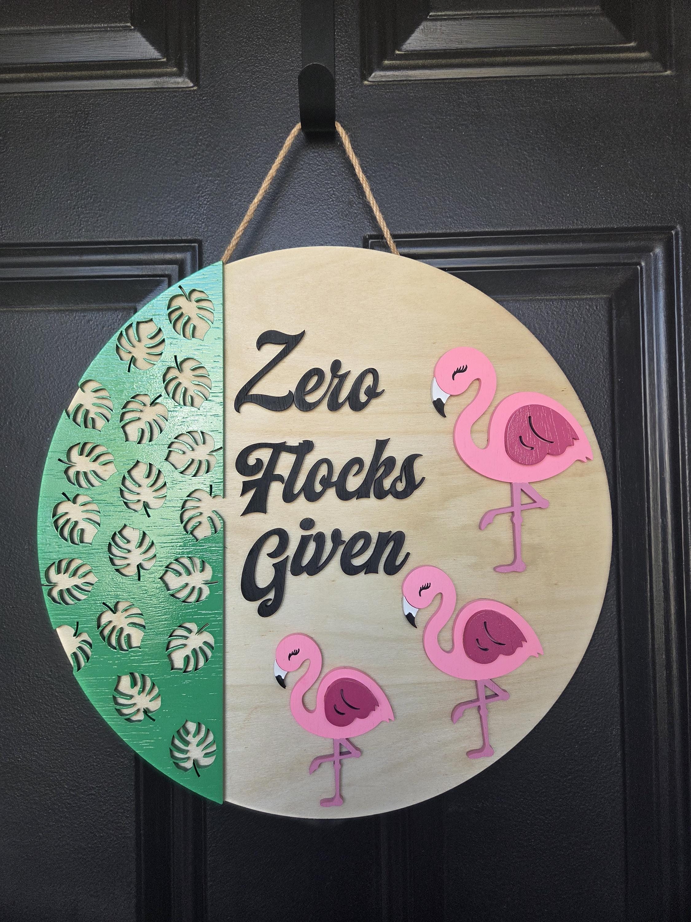 Flamingo Door Hanger SVG File: Laser Cut Design (digital Download) - Etsy