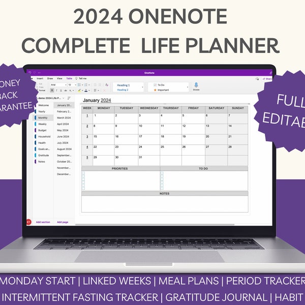 Onenote Journal Etsy