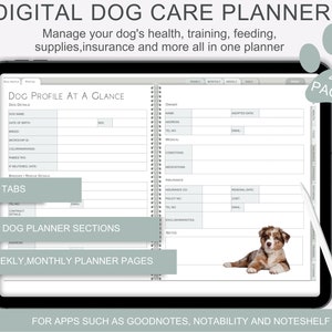 Digitale hondenverzorgingsplanner: trainings-, gezondheids- en voedingsschema (pdf)